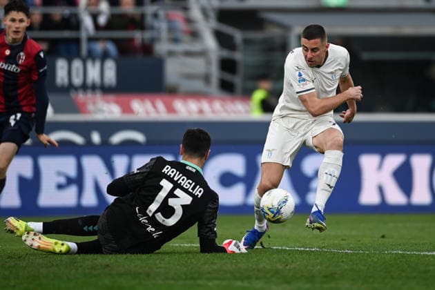 Marusic Adam (SS Lazio) good chance during Bologna FC vs SS Lazio, Italian soccer Serie A match in Bologna, Italy, March 22 2026  Copyright: xGianlucaxRicci IPAxSportx xipa-agency.netx xx IPA_73286770 IPA_Agency_IPA73286770