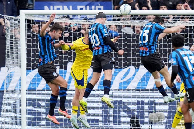 Atalanta s Nikola Krstovic during the Serie A soccer match between Atalanta and Hellas Verona at the New Balance Arena in Bergamo , north Italy - Sunday , March 22 , 2026. - Soccer .  Copyright: xSpada LaPressex