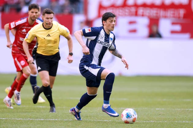KOWNACKI David Team Hertha BSC 2 Soccer Bundesliga Season 2025 2026 Match Fortuna Duesseldorf Hertha BSC 2 5 on 22 03 2026 in Duesseldorf DFL REGULATIONS PROHIBIT ANY USE OF PHOTOGRAPHS as IMAGE SEQUENCES and or QUASI VIDEO Copyright: xLacixPerenyix