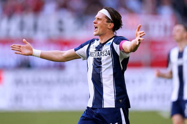 REESE Fabian Kapitaen Team Hertha BSC 2 Fußball Bundesliga Saison 2025 2026 Spiel Fortuna Duesseldorf Hertha BSC 2 5 am 22 03 2026 in Duesseldorf DFL REGULATIONS PROHIBIT ANY USE OF PHOTOGRAPHS as IMAGE SEQUENCES and or QUASI VIDEO Copyright: xLacixPerenyix
