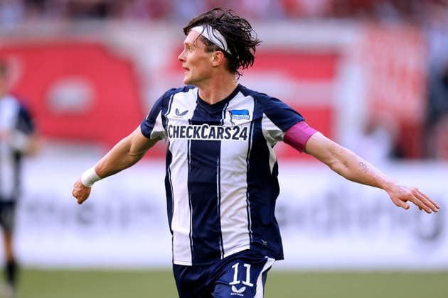 REESE Fabian Kapitaen Team Hertha BSC 2 Fußball Bundesliga Saison 2025 2026 Spiel Fortuna Duesseldorf Hertha BSC 2 5 am 22 03 2026 in Duesseldorf DFL REGULATIONS PROHIBIT ANY USE OF PHOTOGRAPHS as IMAGE SEQUENCES and or QUASI VIDEO Copyright: xLacixPerenyix