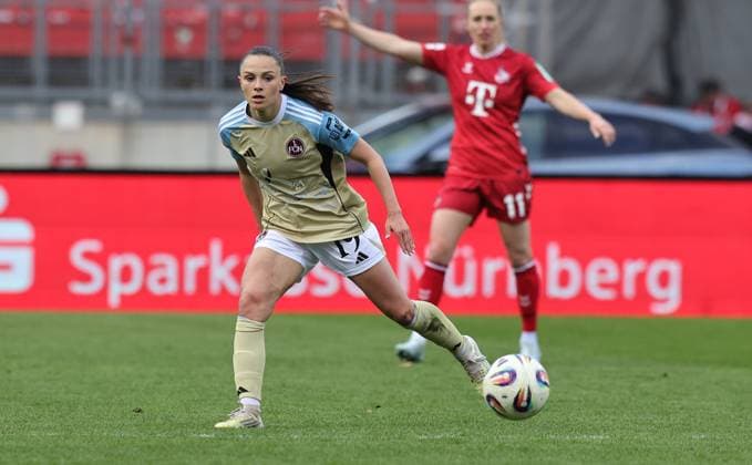 22 03 2026 Soccer Season 2025 2026 1 Women Soccer Bundesliga 21 Matchday 1 FC Nürnberg FCN Club 1 FC Köln Sportfoto Zink DaMa xdaxmax Sanja Homann 19, 1 FC Nürnberg FCN
