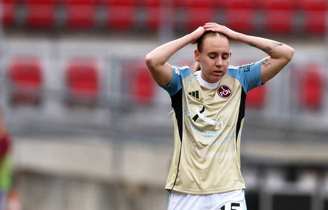 Papai Emöke , 1.FC Nürnberg-1.FC Köln Frauen , Frauen Bundesliga , Fußball , in den Max Morlock Stadion, in Nürnberg , Bayern , Deutschland. März 22 , 2026 . Photo by: Davide Elias IPA Photo Pressefoto DENL Copyright: xDavidexEliasx