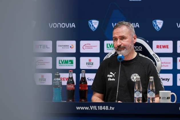 22 03 2026, Football, Bundesliga 2, Matchday 27, VfL Bochum 1848 Holstein Kiel Press conference with coach Tim Walter Holstein Kiel Bochum Vonovia Ruhrstadion NRW Germany xRHR PHOTO DEx Copyright: DennisxEwert RHR-FOTOx RHR-FOTO DE