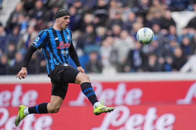 Atalanta s Nikola Krstovic during the Serie A soccer match between Atalanta and Hellas Verona at the New Balance Arena in Bergamo , north Italy - Sunday , March 22 , 2026. - Soccer .  Copyright: xSpada LaPressex