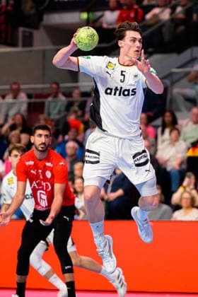 Bremen Handball International Germany Egypt Miro Schluroff Germany Bremen ÖVB Arena Germany