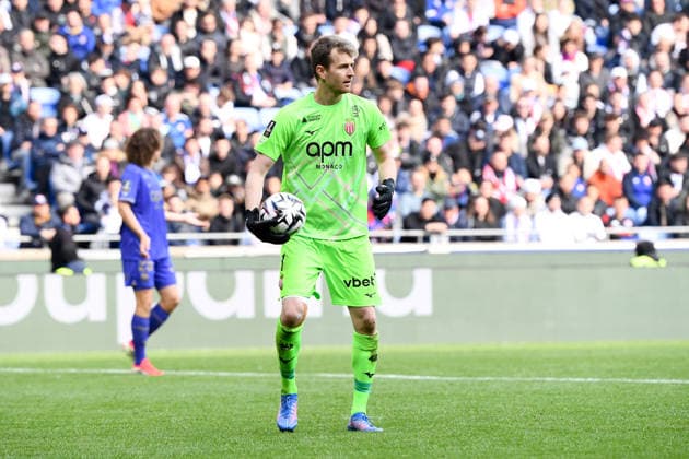 Olympique Lyonnais v AS Monaco - Ligue 1 McDonald s 2025 2026 01 Lukas HRADECKY (asm) during the Ligue 1 McDonald s match between Lyon and Monaco at Groupama Stadium on March 22, 2026 in Lyon, France. Lyon France  Copyright: xFEPx 776348333
