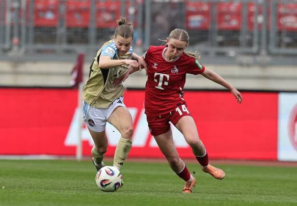 22 03 2026 Soccer Season 2025 2026 1 Women Soccer Bundesliga 21 Matchday 1 FC Nürnberg FCN Club 1 FC Köln Sportfoto Zink DaMa xdaxmax Nastassja Lein 24, 1 FC Nürnberg FCN Carlotta Imping 14, 1 FC Köln