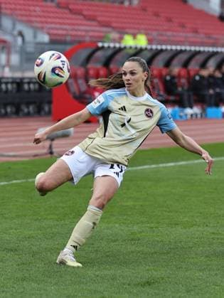 22 03 2026 Soccer Season 2025 2026 1 Women Soccer Bundesliga 21 Matchday 1 FC Nürnberg FCN Club 1 FC Köln Sportfoto Zink DaMa xdaxmax Sanja Homann 19, 1 FC Nürnberg FCN Cropped single image