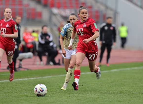 22 03 2026 Soccer Season 2025 2026 1 Women Soccer Bundesliga 21 Matchday 1 FC Nürnberg FCN Club 1 FC Köln Sportfoto Zink DaMa xdaxmax Sanja Homann 19, 1 FC Nürnberg FCN Laura Feiersinger 27, 1 FC Köln