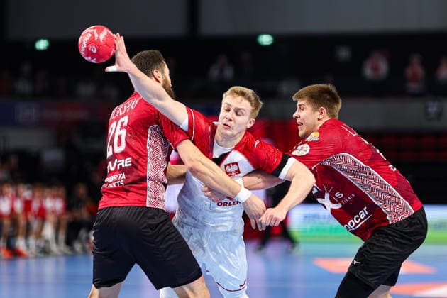 Handball, World Championship Qualifier, Poland - Latvia