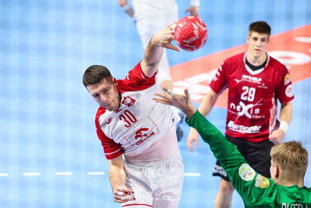 2026.03.22 Ostrow Wielkopolski pilka reczna II Runda Eliminacji Mistrzostwa Swiata 2027 Polska - Lotwa N z Wiktor Marian Tomczak Foto Pawel Andrachiewicz PressFocus 2026.03.22 Ostrow Wielkopolski Handball - Qualification Europe Phase 2 IHF Men World Handball Championship 2027 Poland - Latvia Wiktor Marian Tomczak Credit: Pawel Andrachiewicz PressFocus NEWSPIX.PL --- newspix.pl 