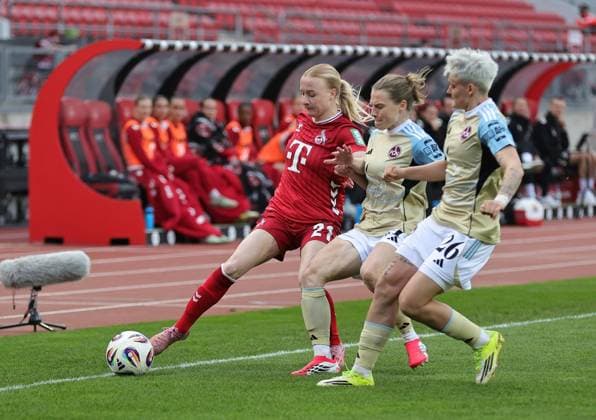22 03 2026 Soccer Season 2025 2026 1 Women Soccer Bundesliga 21 Matchday 1 FC Nürnberg FCN Club 1 FC Köln Sportfoto Zink DaMa xdaxmax Anna Gerhardt 21, 1 FC Köln Nastassja Lein 24, 1 FC Nürnberg FCN Aneta Polaskova 26, 1 FC Nürnberg FCN