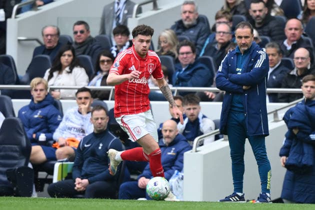 Tottenham Hotspur v Nottingham Forest - Premier League Neco Williams of Nottingham Forest runs with the ball during the Premier League match between Tottenham Hotspur and Nottingham Forest at the Tottenham Hotspur Stadium in London on March 22, 2026. London Greater London United Kingdom  Copyright: xMIxNewsx originalFilename:fletcher-tottenha260322_npEFf.jpg
