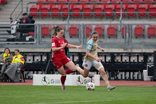 NUREMBERG, GERMANY - MARCH 22: during the Google Pixel Frauen-Bundesliga between 1. FC Nürnberg and 1. FC Köln at Max-Morlock-Stadion on March 22, 2026 in Nuremberg, Germany. (Photo by Qianru Zhang Press Photo) Copyright: xQianruxZhang SPPx Sportspressphoto_SPR116455