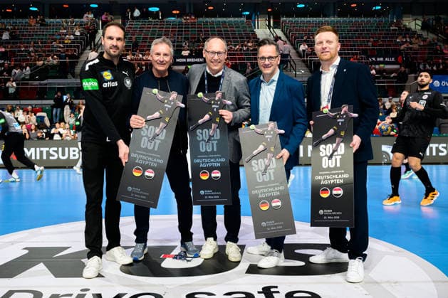 Bremen Handball International Germany Egypt Sold Out Award Bremen ÖVB Arena Germany