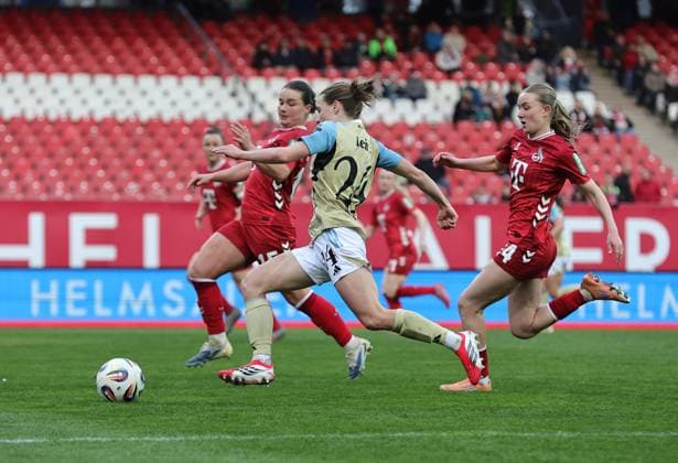22 03 2026 Soccer Season 2025 2026 1 Women Soccer Bundesliga 21 Matchday 1 FC Nürnberg FCN Club 1 FC Köln Sportfoto Zink DaMa xdaxmax Amelie Claire Bohnen 15, 1 FC Köln Nastassja Lein 24, 1 FC Nürnberg FCN Carlotta Imping 14, 1 FC Köln