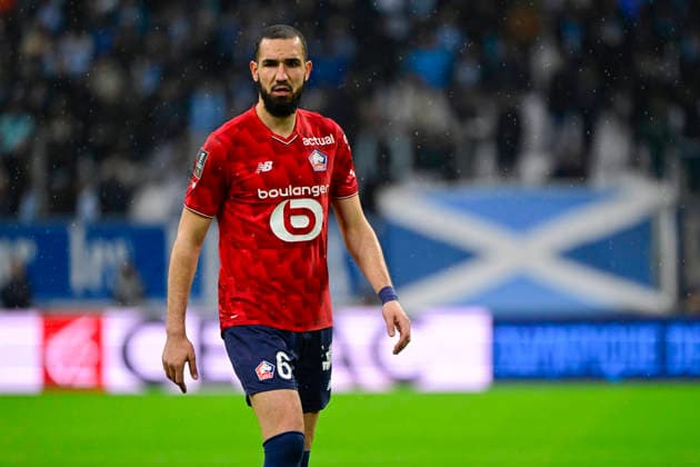FOOTBALL : Olympique de Marseille VS LOSC - Ligue 1 McDonald s - 22 03 2026 Nabil Bentaleb (LOSC) - Ligue 1 McDonald™s match between Olympique de Marseille and LOSC on March 22, 2026 at the Orange Velodrome Stadium in Marseille. MarseilleFrance  Copyright: xWilliamxCannarellax