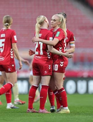 22 03 2026 Soccer Season 2025 2026 1 Women Soccer Bundesliga 21 Matchday 1 FC Nürnberg FCN Club 1 FC Köln Sportfoto Zink DaMa xdaxmax Cheering joy after the end of the match Anna Gerhardt 21, 1 FC Köln Carolin Elsen 20, 1 FC Köln