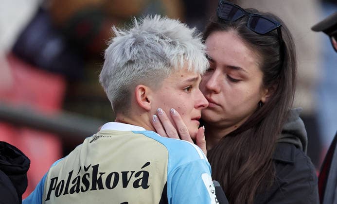 Polaskova Aneta am Ende des Spiels , 1.FC Nürnberg-1.FC Köln Frauen , Frauen Bundesliga , Fußball , in den Max Morlock Stadion, in Nürnberg , Bayern , Deutschland. März 22 , 2026 . Photo by: Davide Elias IPA Photo Pressefoto DENL Copyright: xDavidexEliasx