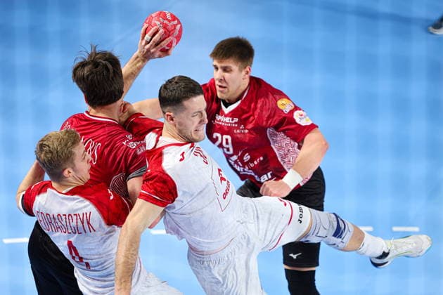 Sport Bilder des Tages 2026.03.22 Ostrow Wielkopolski pilka reczna II Runda Eliminacji Mistrzostwa Swiata 2027 Polska - Lotwa N z Wiktor Marian Tomczak Foto Pawel Andrachiewicz PressFocus 2026.03.22 Ostrow Wielkopolski Handball - Qualification Europe Phase 2 IHF Men World Handball Championship 2027 Poland - Latvia Wiktor Marian Tomczak Credit: Pawel Andrachiewicz PressFocus NEWSPIX.PL --- newspix.pl 