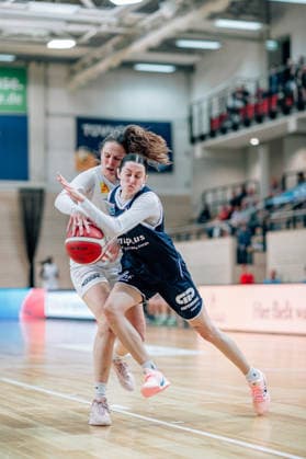 BB 1BL Women Syntainics MBC Lions TK Hannover Luchse Katelyn Shumate GISA Lions MBC during the 2025 2026 season in the DBBL Toyota Bundesliga Syntainics MBC Lions and TK Hannover Luchse at the SWH Arena on March 22, 2026 in Halle Saale, Sachsen Anhalt, Germany