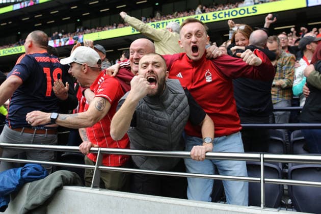 Tottenham Hotspur gegen Nottingham Forest 22. März 2026 London Premier League Fußball Tottenham Hotspur gegen Nottingham Forest Spieler feiern ein Tor im Tottenham Hotspur Stadion Foto von Mark Leech London UK  Copyright: xMarkxLeechxOffside