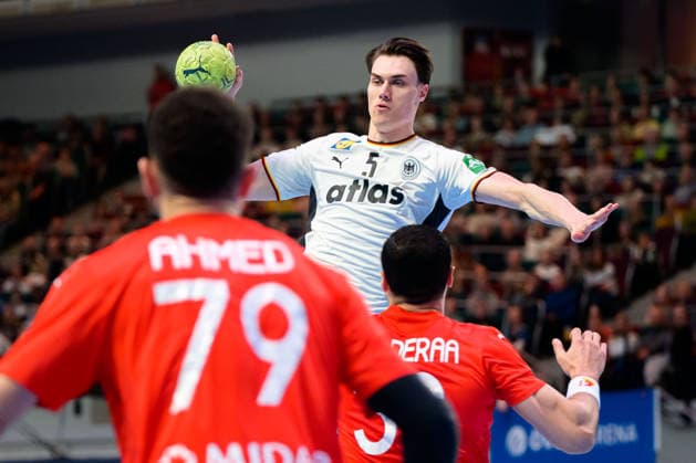 Bremen Handball International Germany Egypt Miro Schluroff Germany Bremen ÖVB Arena Germany