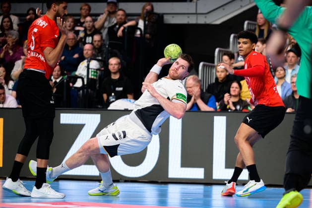 Bremen Handball International Germany Egypt Johannes Golla Germany Bremen ÖVB Arena Germany