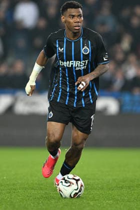 260322 Club Brugge vs KV Mechelen Raphael Onyedika (15) of Club Brugge pictured during the Jupiler Pro League season 2025 - 2026 matchday 30 game between Club Brugge KV and KV Mechelen on March 22 , 2026 in Brugge, Belgium. (Photo by David Catry Isosport) Brugge Belgium  Copyright: xDavidxCatryx 20260322DC2_9184