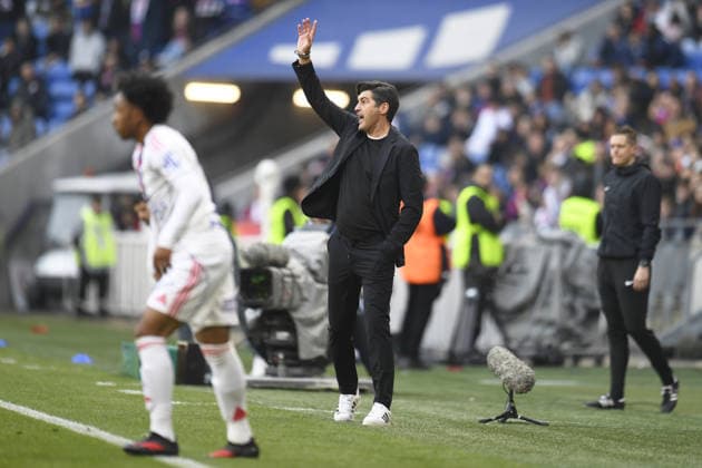 Football : Olympique Lyonnais v AS Monaco - French ligue 1- 22 03 2026 Paulo FONSECA coach of Lyon during the French ligue 1 match between Olympique Lyonnais and AS Monaco at Groupama Stadium Decines Charpieu Lyon on March 22, 2026 , France LYONFrance  Copyright: xMouradxALLILIx
