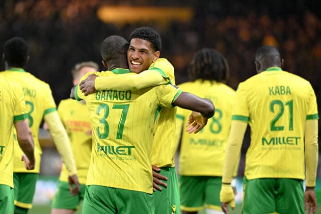 FC Nantes v RC Strasbourg Alsace - Ligue 1 McDonald s 2025 2026 17 Dehmaine ASSOUMANI (fcn) during the Ligue 1 McDonald s match between Nantes and Strasbourg at Stade de la Beaujoire on March 22, 2026 in Nantes, France. Nantes France  Copyright: xFEPx 776348329