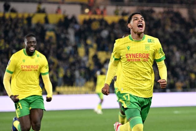 FC Nantes v RC Strasbourg Alsace - Ligue 1 McDonald s 2025 2026 17 Dehmaine ASSOUMANI (fcn) during the Ligue 1 McDonald s match between Nantes and Strasbourg at Stade de la Beaujoire on March 22, 2026 in Nantes, France. Nantes France  Copyright: xFEPx 776348329