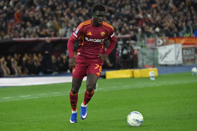 Soccer, serie A match, AS Roma v Lecce Robinio Vaz of AS Roma during the serie A Enilive match between AS Roma v Lecce at olimpico stadium in Rome, Italy, Mar 22nd, 2026 Imago-Images Emmefoto Copyright: xImago-Images Emmefotox
