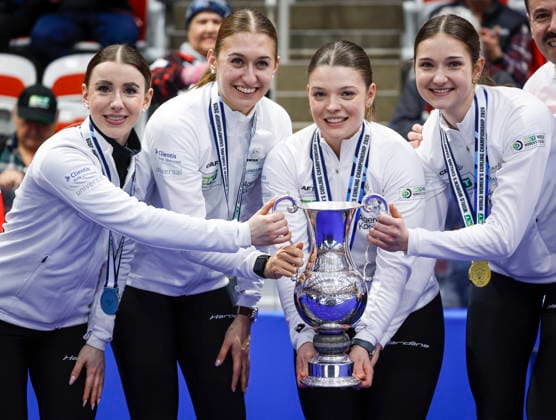 Curling, Women, World Championships in Calgary, Switzerland are world champions after beating Canada in the final