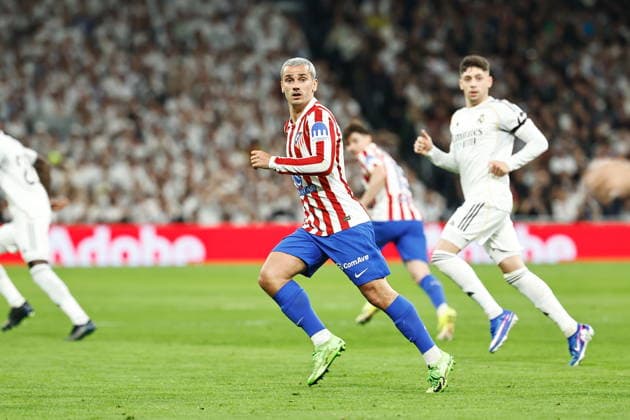 Antoine Griezmann (Atletico), MARCH 22, 2026 - Football Soccer : Spanish LaLiga EA Sports match between Real Madrid CF - Club Atletico de Madrid at the Estadio Santiago Bernabeu in Madrid, Spain. Noxthirdxpartyxsales  aflo_324595753