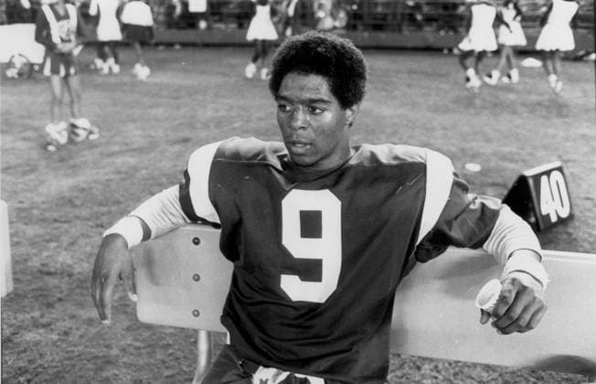 Dec 9, 1977 - San Diego, California, U.S. - MARCUS ALLEN, Lincoln High School football player, at the County Prep Football title game at San Diego Stadium. Copyright: xDennisxHulsx