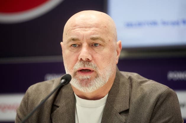 BiH press: FIFA World Cup, WM, Weltmeisterschaft, Fussball 2026 UEFA Qualifiers Play-offs Head Coach of Bosnia and Herzegovina Sergej Barbarez speaks on a press conference, PK, Pressekonferenz on March, 2026 in Sarajevo, Bosnia and Herzegovina ahead of FIFA World Cup 2026 UEFA Qualifiers Play-offs.  ArminxDurgut PIXSELL