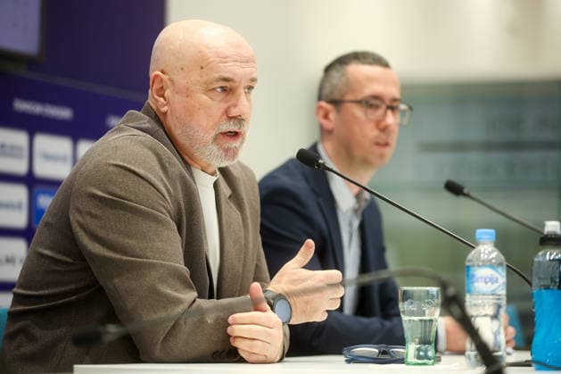 BiH press: FIFA World Cup, WM, Weltmeisterschaft, Fussball 2026 UEFA Qualifiers Play-offs Head Coach of Bosnia and Herzegovina Sergej Barbarez speaks on a press conference, PK, Pressekonferenz on March, 2026 in Sarajevo, Bosnia and Herzegovina ahead of FIFA World Cup 2026 UEFA Qualifiers Play-offs.  ArminxDurgut PIXSELL