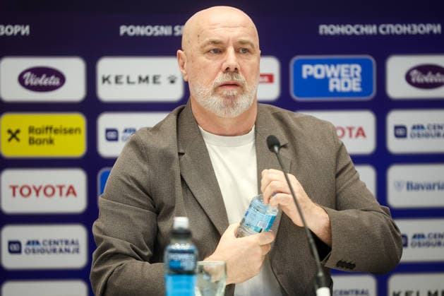 BiH press: FIFA World Cup, WM, Weltmeisterschaft, Fussball 2026 UEFA Qualifiers Play-offs Head Coach of Bosnia and Herzegovina Sergej Barbarez speaks on a press conference, PK, Pressekonferenz on March, 2026 in Sarajevo, Bosnia and Herzegovina ahead of FIFA World Cup 2026 UEFA Qualifiers Play-offs.  ArminxDurgut PIXSELL