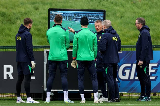 Football, World Cup qualifiers, Ireland national team, Training