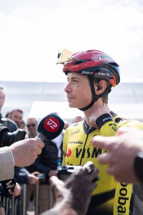 March 23, 2026, Sant Feliu De Guixols, Girona, Spain: Sant Feliu De Guixols. Danish rider Jonas Vingegaard at the Team presentation of the Volta Catalunya 2026 cycling race Sant Feliu De Guixols Spain - ZUMAm214 20260323_zip_m214_010 Copyright: xMatteoxSeccix
