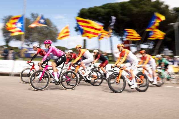 March 23, 2026, Sant Feliu De Guixols, Girona, Spain: Sant Feliu De Guixols. Starting line of the Volta Catalunya 2026 cycling race Sant Feliu De Guixols Spain - ZUMAm214 20260323_zip_m214_013 Copyright: xMatteoxSeccix