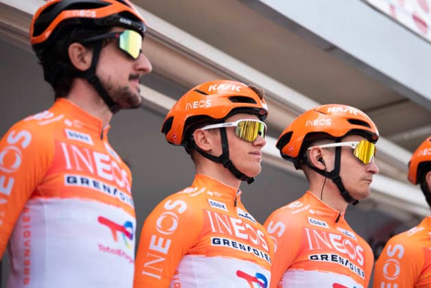 March 23, 2026, Sant Feliu De Guixols, Girona, Spain: Sant Feliu De Guixols. Oscar Onley at the Team presentation of the Volta Catalunya 2026 cycling race Sant Feliu De Guixols Spain - ZUMAm214 20260323_zip_m214_026 Copyright: xMatteoxSeccix