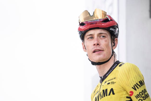 March 23, 2026, Sant Feliu De Guixols, Girona, Spain: Sant Feliu De Guixols. Danish rider Jonas Vingegaard at the Team presentation of the Volta Catalunya 2026 cycling race Sant Feliu De Guixols Spain - ZUMAm214 20260323_zip_m214_027 Copyright: xMatteoxSeccix