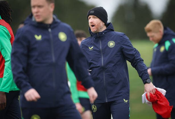 Republic of Ireland U21, U 21 Squad Training, FAI National Training Centre, Dublin 23 3 2026 Assistant coach Stephen O Donnell Stephen O Donnell 23 3 2026  Copyright: x INPHO TomxMaherx RDR_8325