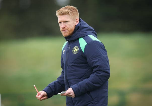 Republic of Ireland U21, U 21 Squad Training, FAI National Training Centre, Dublin 23 3 2026 Assistant coach Paul McShane Paul McShane 23 3 2026  Copyright: x INPHO TomxMaherx RDR_8342