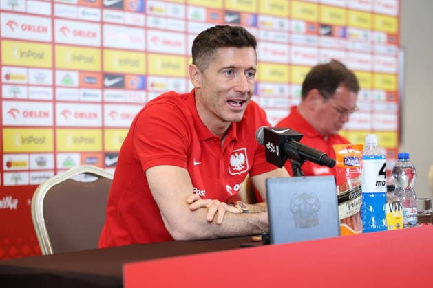 WARSZAWA 23.03.2026 KONFERENCJA PRASOWA REPREZENTACJI POLSKI --- POLISH FOOTBALL national team, Nationalteam press conference, PK, Pressekonferenz ROBERT LEWANDOWSKI FOT. PIOTR KUCZA FOTOPYK NEWSPIX.PL --- newspix.pl 