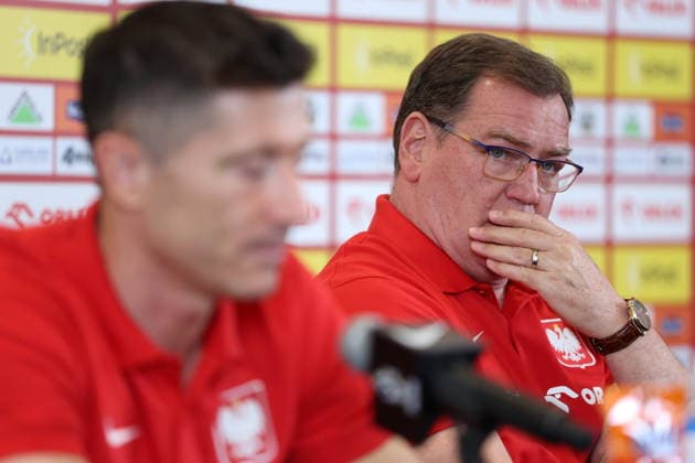 WARSZAWA 23.03.2026 KONFERENCJA PRASOWA REPREZENTACJI POLSKI --- POLISH FOOTBALL national team, Nationalteam press conference, PK, Pressekonferenz ROBERT LEWANDOWSKI JAN URBAN FOT. PIOTR KUCZA FOTOPYK NEWSPIX.PL --- newspix.pl 