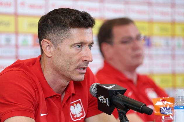 WARSZAWA 23.03.2026 KONFERENCJA PRASOWA REPREZENTACJI POLSKI --- POLISH FOOTBALL national team, Nationalteam press conference, PK, Pressekonferenz ROBERT LEWANDOWSKI JAN URBAN FOT. PIOTR KUCZA FOTOPYK NEWSPIX.PL --- newspix.pl 